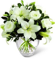 White Elegance Bouquet by Vera Wang from Clermont Florist & Wine Shop, flower shop in Clermont